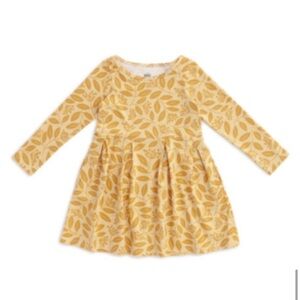 Winter Water Factory Madison Dress - Elderberries Ochre - 3T
